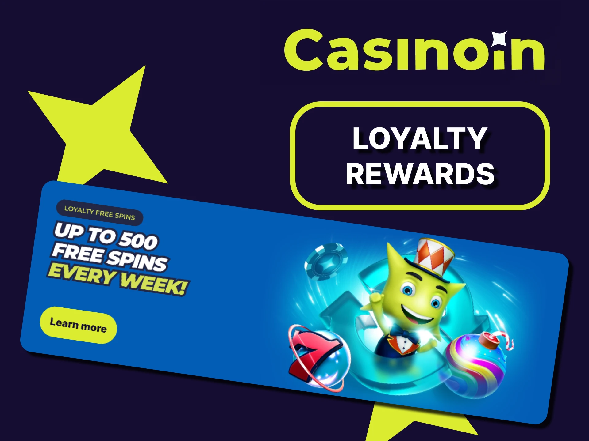 At Casinoin, claim the best free spins bonuses.