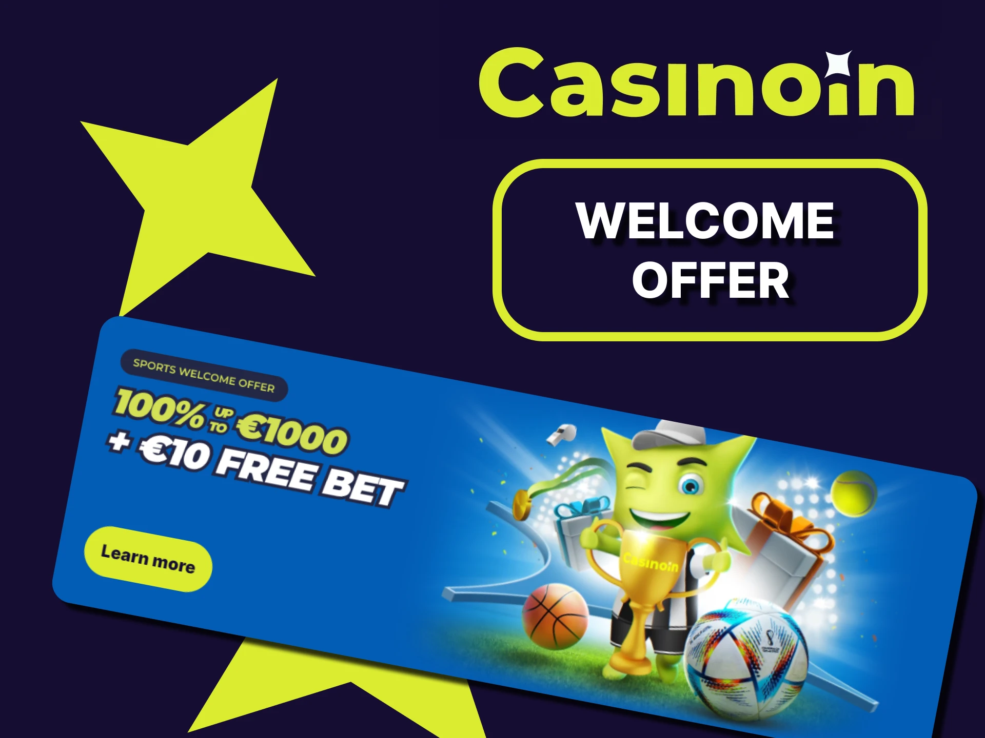 At Casinoin, pick up the best sports betting bonus.